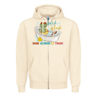 Sandshell splash splash your opinion is trash Zipper Hoodie - MaliasSmallBusiness
