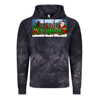 Cloud Black merry christmas with santa claus license plate Vintage Hoodie - BundleAndBundleShop