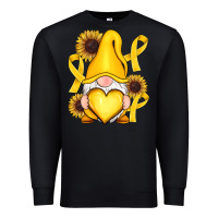 Black Childhood Cancer gnome Premium Sweatshirt - RanaPortraitStore