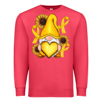 Cardinal Childhood Cancer gnome Premium Sweatshirt - RanaPortraitStore