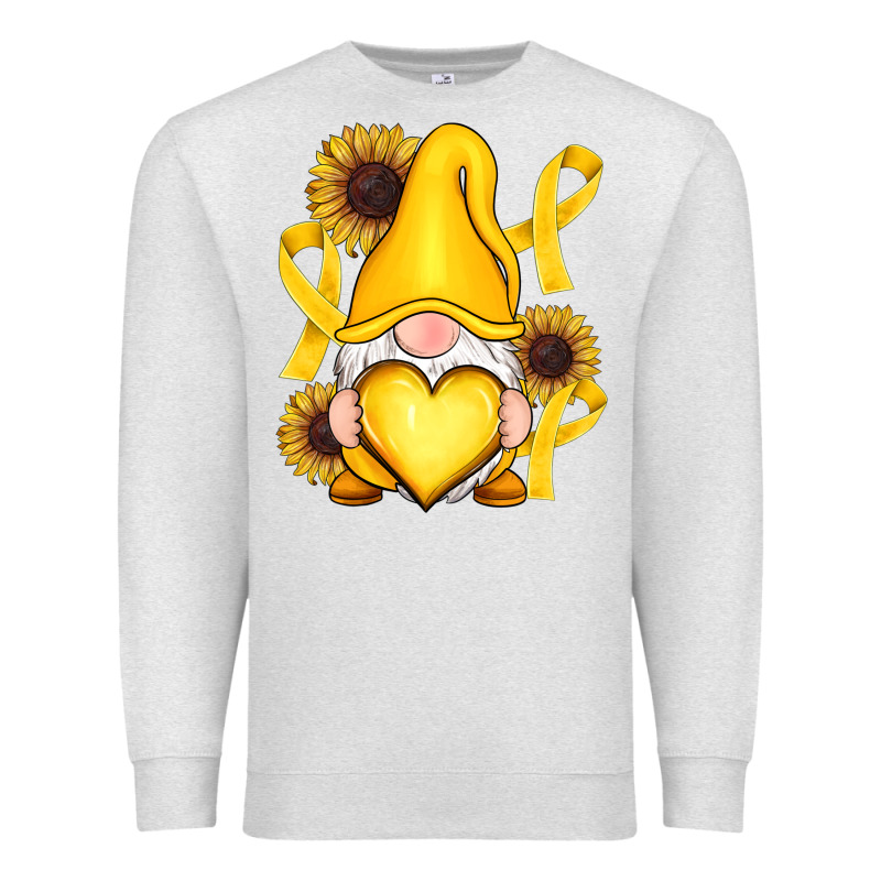 Childhood Cancer Gnome Premium Sweatshirt by RanaPortraitStore | Teevron
