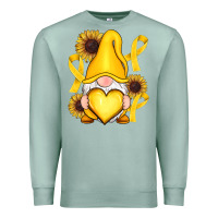 Seafoam Childhood Cancer gnome Premium Sweatshirt - RanaPortraitStore