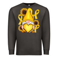 Smoke Childhood Cancer gnome Premium Sweatshirt - RanaPortraitStore