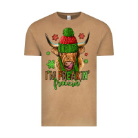 Vintage Camel i'm freakin freezin christmas long haired cow Vintage Tee - Jasminsmagicworld