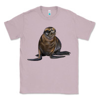 Lilac Sea Lion Illustrations Classic Tee - LillyAllenDesigns