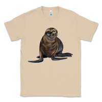 Mushroom Sea Lion Illustrations Classic Tee - LillyAllenDesigns