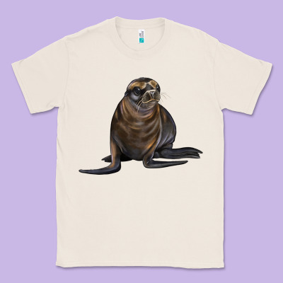 Sea Lion Illustrations Classic Tee Designed By Lillyallendesigns
