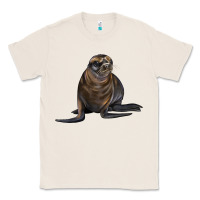 Natural Sea Lion Illustrations Classic Tee - LillyAllenDesigns