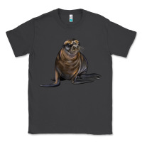 Smoke Sea Lion Illustrations Classic Tee - LillyAllenDesigns