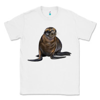White Sea Lion Illustrations Classic Tee - LillyAllenDesigns