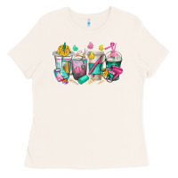 Bone hairstylist coffee cups Ladies Tee - texasbilliewilder