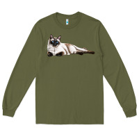 Army Green siamese Long Sleeve Tee - LillyAllenDesigns