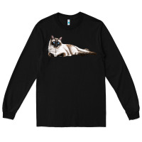 Black siamese Long Sleeve Tee - LillyAllenDesigns