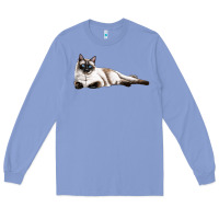 Colony Blue siamese Long Sleeve Tee - LillyAllenDesigns