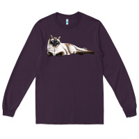 Plum siamese Long Sleeve Tee - LillyAllenDesigns