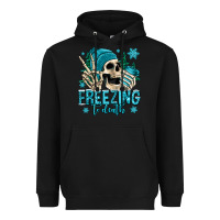 Black freezing to death winter skull Heavyweight Hoodie - Jasminsmagicworld