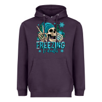 Plum freezing to death winter skull Heavyweight Hoodie - Jasminsmagicworld