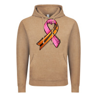 Breast Cancer Sport Ribbons Vintage Hoodie | Teevron