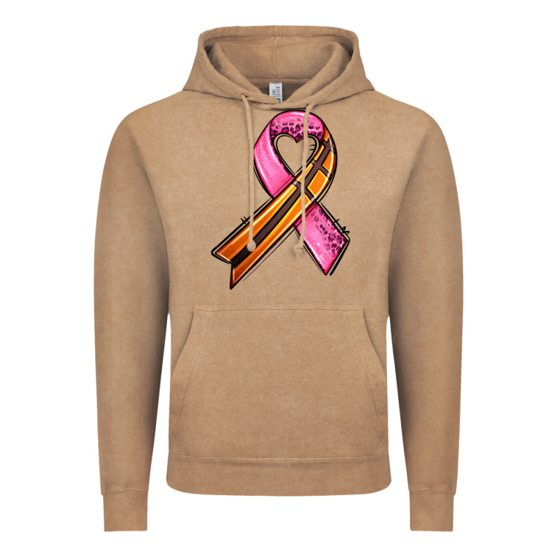 Breast Cancer Sport Ribbons Vintage Hoodie by AdoDesignShop | Teevron