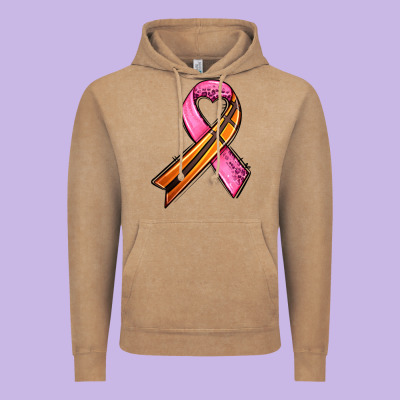Breast Cancer Sport Ribbons Vintage Hoodie Designed By Adodesignshop
