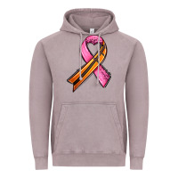 Vintage Zinc breast cancer sport ribbons Vintage Hoodie - AdoDesignShop