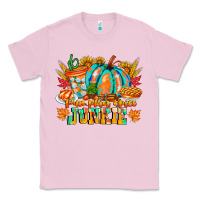 Bubblegum Pink Pumpkin Spice Junkie Classic Tee - CowhideDigitalArt