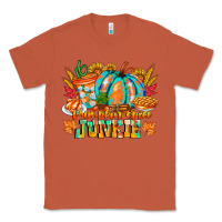 Copper Pumpkin Spice Junkie Classic Tee - CowhideDigitalArt