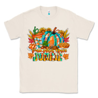Natural Pumpkin Spice Junkie Classic Tee - CowhideDigitalArt