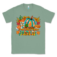 Sage Pumpkin Spice Junkie Classic Tee - CowhideDigitalArt