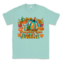 Seafoam Pumpkin Spice Junkie Classic Tee - CowhideDigitalArt