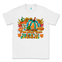 White Pumpkin Spice Junkie Classic Tee - CowhideDigitalArt