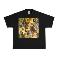 Black aztec bull skull Urban Heavy Tee - BundleAndBundleShop
