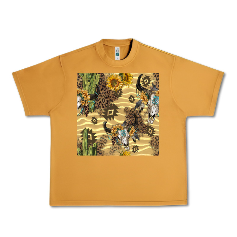 Aztec Bull Skull Urban Heavy Tee by BundleAndBundleShop | Teevron