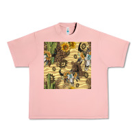 Salmon aztec bull skull Urban Heavy Tee - BundleAndBundleShop