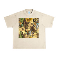 Sandshell aztec bull skull Urban Heavy Tee - BundleAndBundleShop