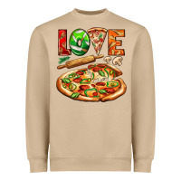 Mushroom love pizza Heavyweight Sweatshirt - AdoDesignShop