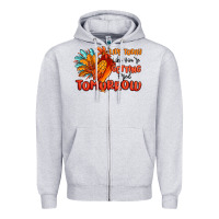 Heather Grey live today like you're getting fried tomorrow Zipper Hoodie - MaliasSmallBusiness