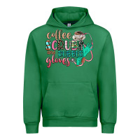 Emerald coffee scrubs and rubber gloves Urban Hoodie - CowGirlArtShop