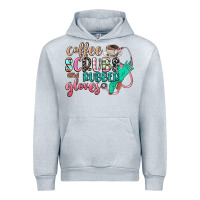 Heather Grey coffee scrubs and rubber gloves Urban Hoodie - CowGirlArtShop