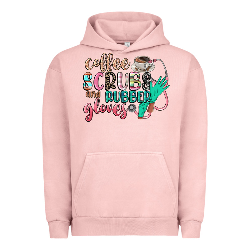 Coffee Scrubs And Rubber Gloves Urban Hoodie by CowGirlArtShop | Teevron