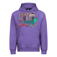 Tulip coffee scrubs and rubber gloves Urban Hoodie - CowGirlArtShop
