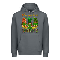 Rock shamrockin with my gnomies Premium Hoodie - NancyCooperArtShop