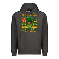 Smoke shamrockin with my gnomies Premium Hoodie - NancyCooperArtShop