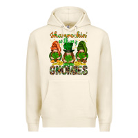 Tofu shamrockin with my gnomies Premium Hoodie - NancyCooperArtShop