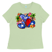 Matcha puerto rico hearts Ladies Tee - Zillion Design Studio