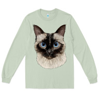 Matcha siamese face Long Sleeve Tee - LillyAllenDesigns