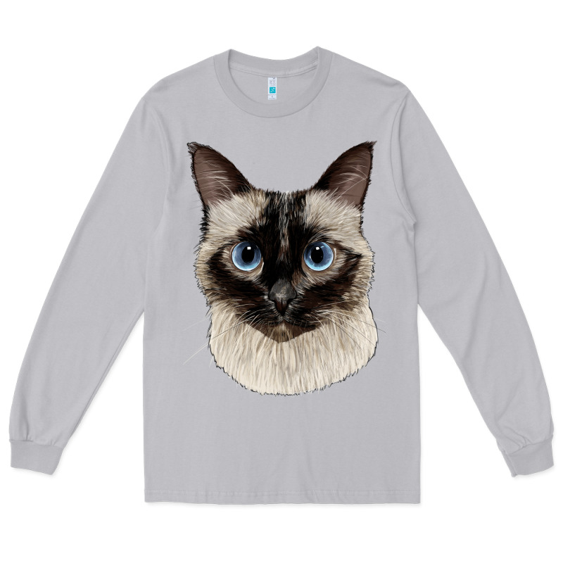 Siamese Face Long Sleeve Tee by LillyAllenDesigns | Teevron