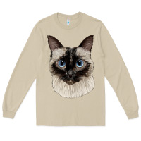 Mushroom siamese face Long Sleeve Tee - LillyAllenDesigns