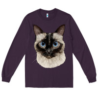 Plum siamese face Long Sleeve Tee - LillyAllenDesigns