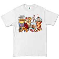 White bakery coffee cups Premium Tee - Zillion Design Studio